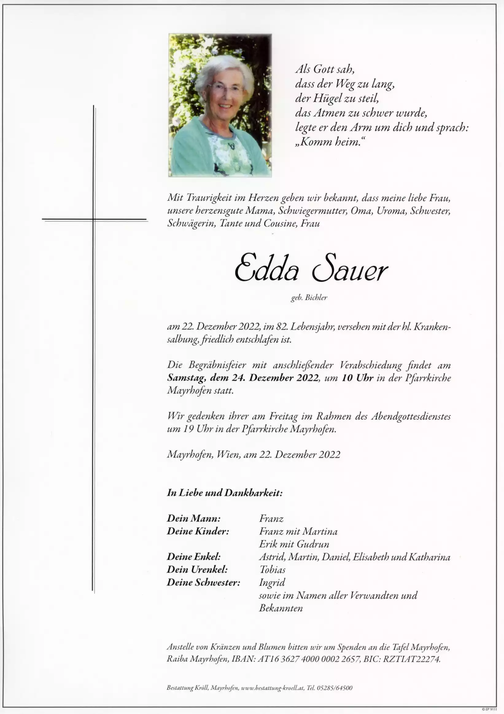 Parte von Edda Sauer
